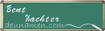 Bent Wachter Visitenkarte